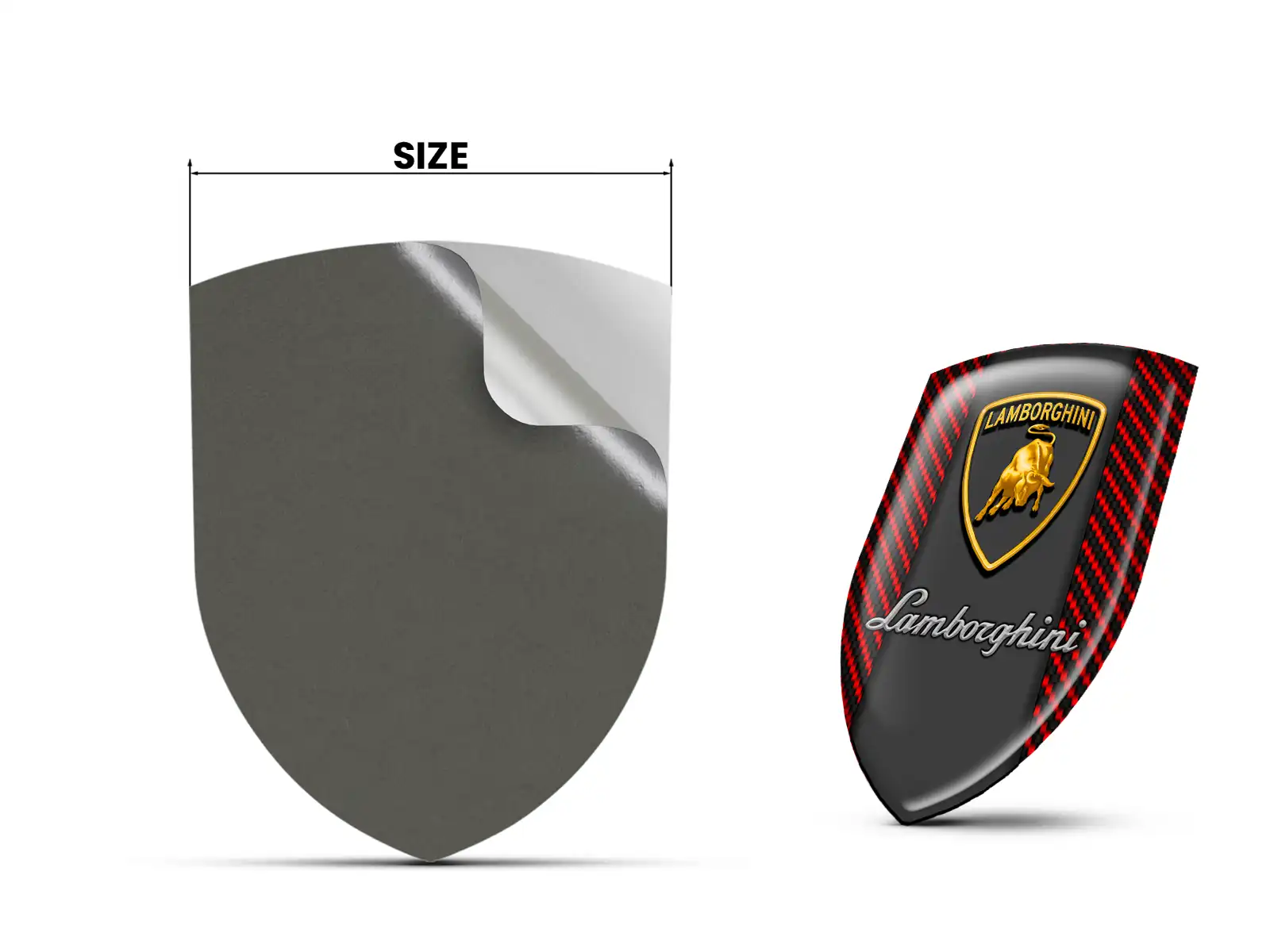 Lamborghini Vinilos Ventana Auto Alta Calidad Universal Resistente